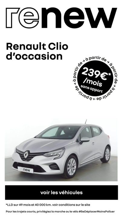 découvrez notre sélection de renault clio 5 d'occasion disponibles à moins de 200 € par mois. profitez d'une voiture fiable et économique adaptée à votre budget.
